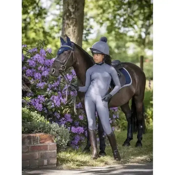 Lemieux Young Rider Pull On Breeches Slate-Riding Tights-Lemieux-7-8 years-Slate-Horsey Shopping