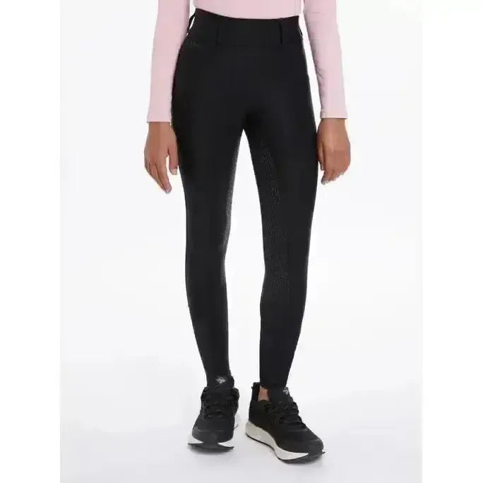 Lemieux Young Rider Remi Breggings Black-Riding Tights-Lemieux-Black-7-8 years-Horsey Shopping