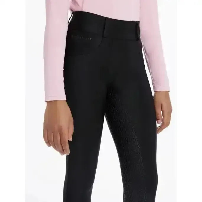 Lemieux Young Rider Remi Breggings Black-Riding Tights-Lemieux-Black-7-8 years-Horsey Shopping