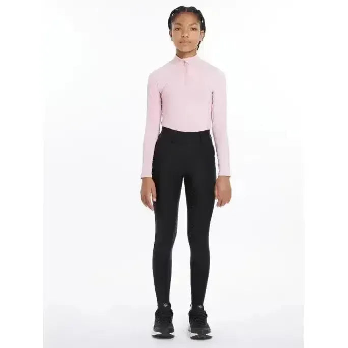 Lemieux Young Rider Remi Breggings Black-Riding Tights-Lemieux-Black-7-8 years-Horsey Shopping
