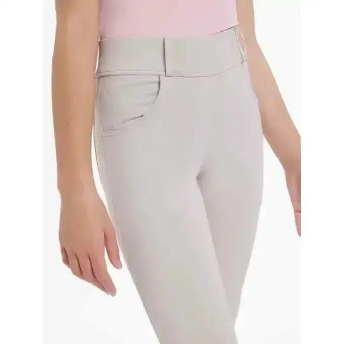 Lemieux Young Rider Remi Breggings Stone-Riding Tights-Lemieux-Stone-7-8 years-Horsey Shopping