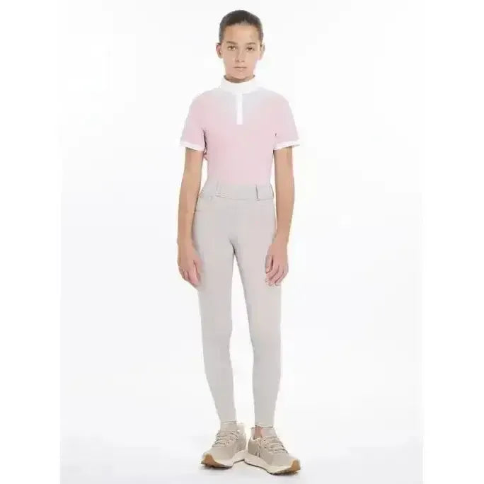 Lemieux Young Rider Remi Breggings Stone-Riding Tights-Lemieux-Stone-7-8 years-Horsey Shopping