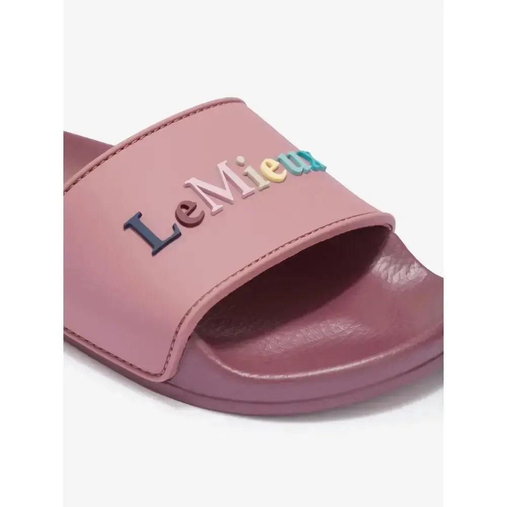 Lemieux Young Rider Sliders Blossom-Footwear-Lemieux-Blossom-UK Child Shoe 1-Horsey Shopping