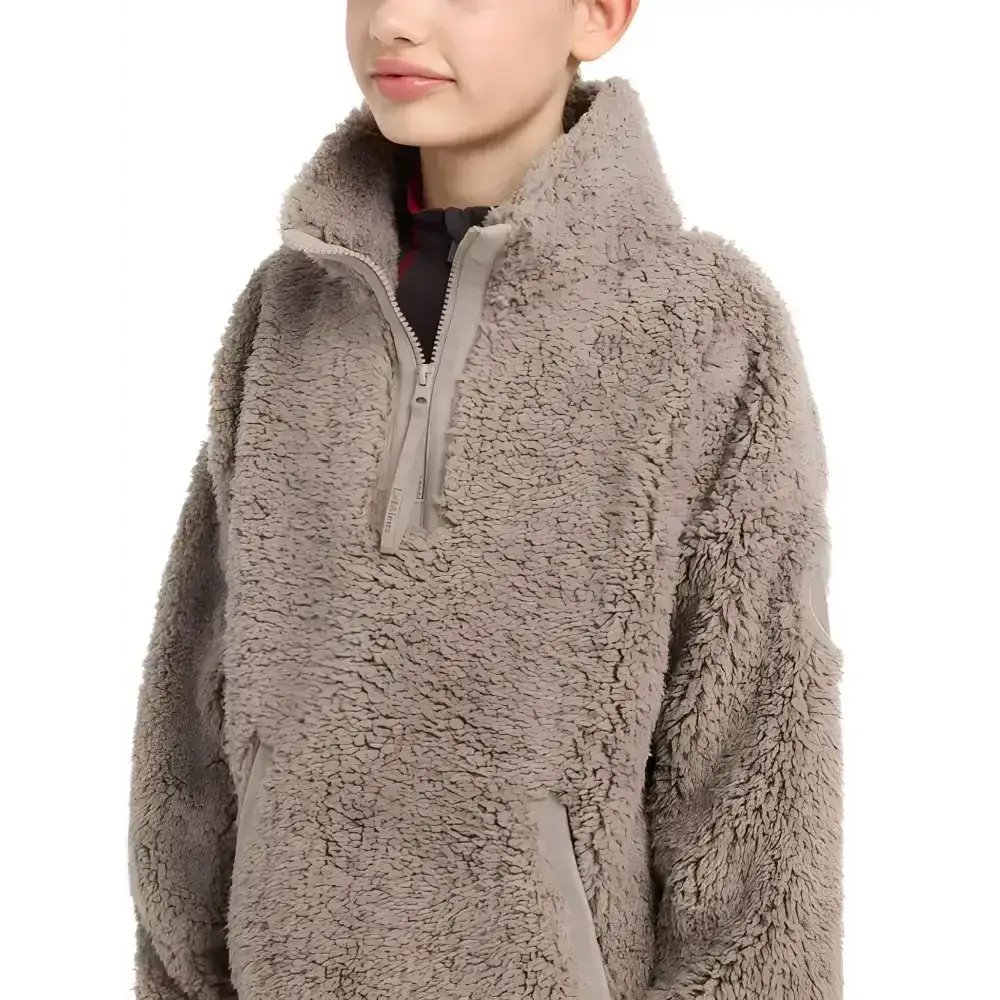 Lemieux Young Rider Tia Teddy Fleece Ash-Fleece Tops-Lemieux-7-8 years-Ash-Horsey Shopping