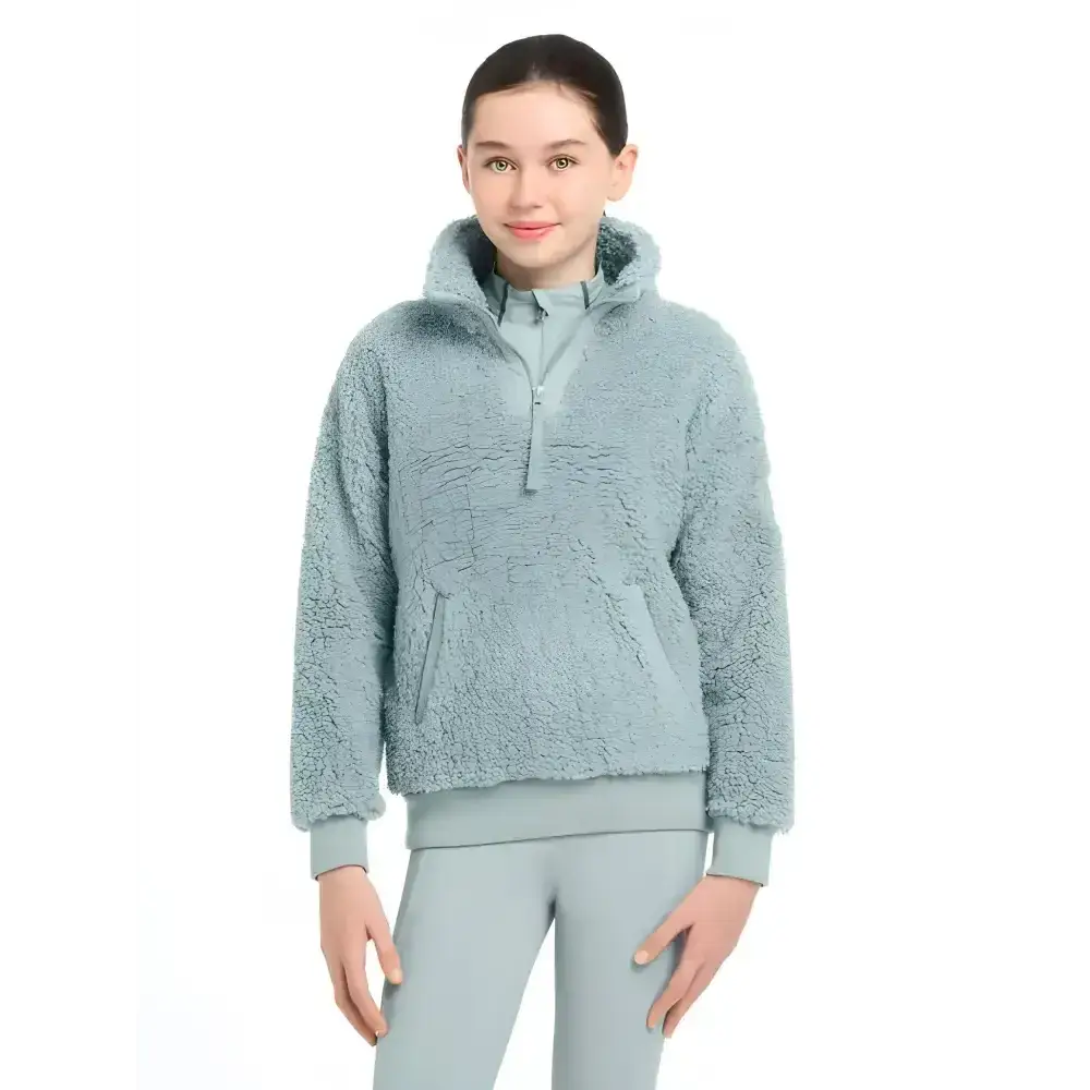 Lemieux Young Rider Tia Teddy Fleece Glacier-Fleece Tops-Lemieux-7-8 years-Glacier-Horsey Shopping