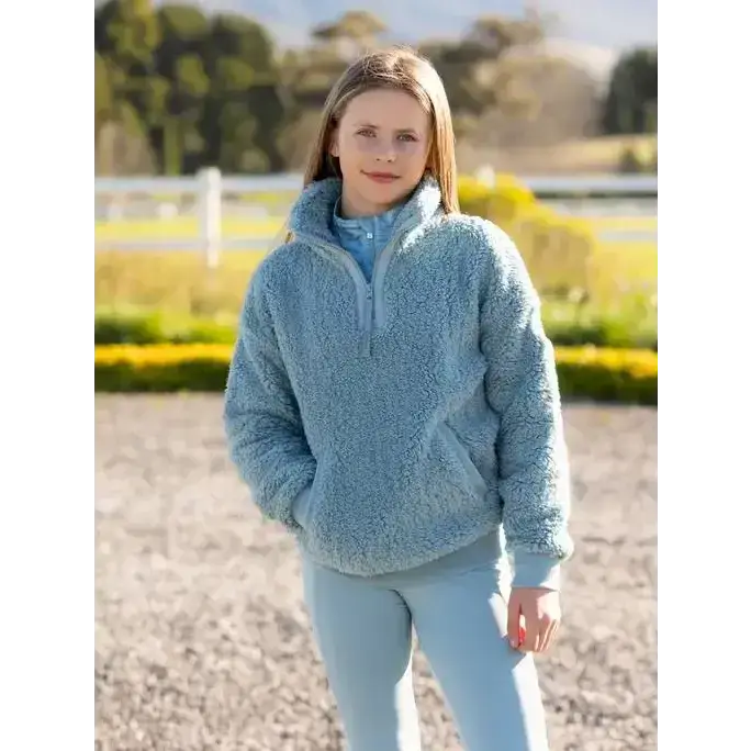 Lemieux Young Rider Tia Teddy Fleece Glacier-Fleece Tops-Lemieux-7-8 years-Glacier-Horsey Shopping