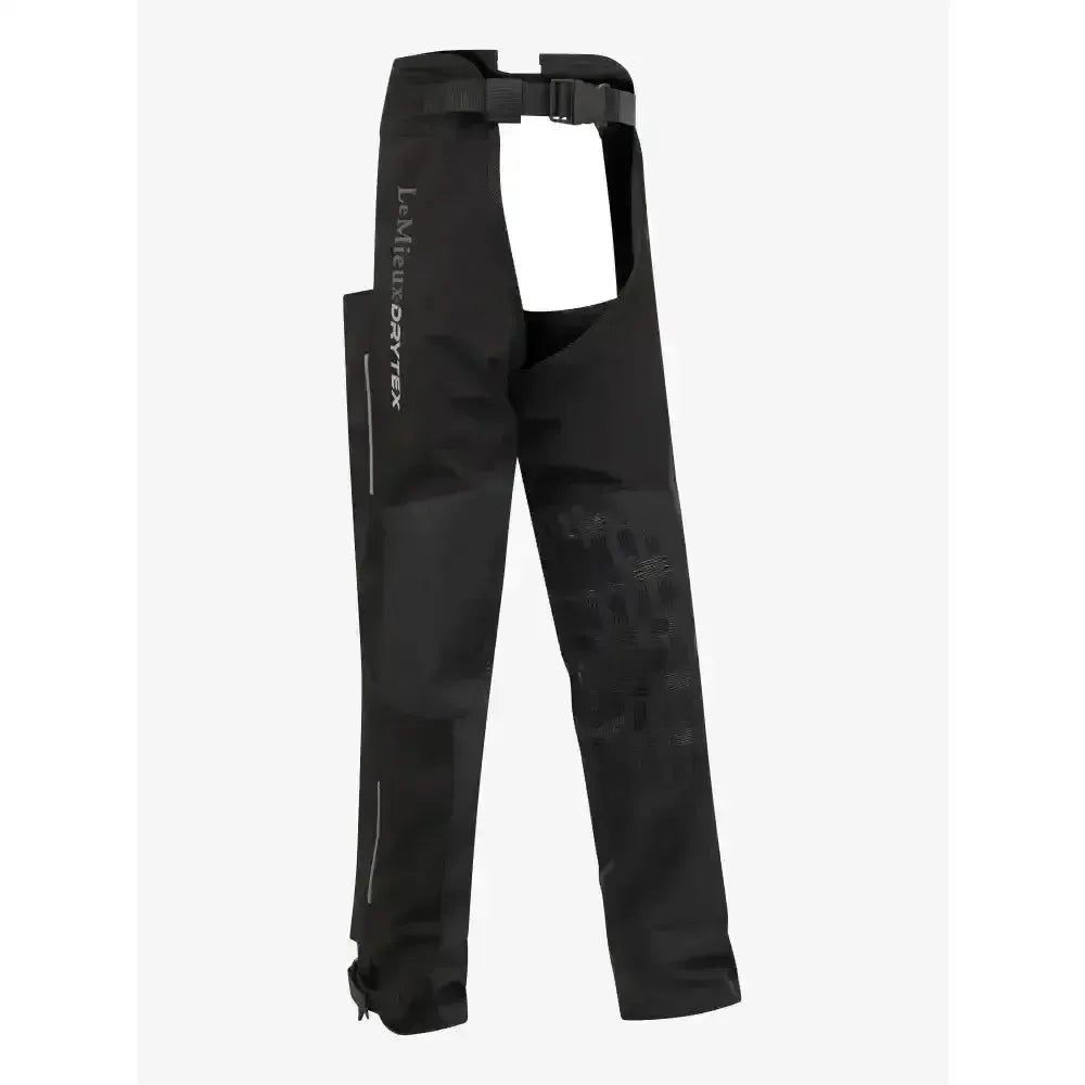 Lemieux Young Rider Waterproof Chaps Black-Waterproof Chaps-Lemieux-9-10 Years-Horsey Shopping