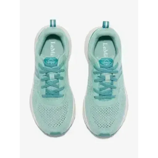 Lemieux Youth Trax-Lite Trainer Aqua-Trainers-Lemieux-Aqua-UK Child Shoe 1-Horsey Shopping