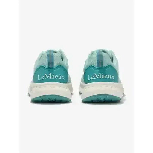 Lemieux Youth Trax-Lite Trainer Aqua-Trainers-Lemieux-Aqua-UK Child Shoe 1-Horsey Shopping