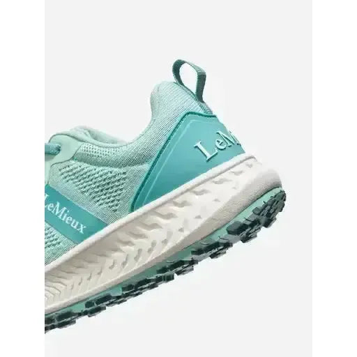Lemieux Youth Trax-Lite Trainer Aqua-Trainers-Lemieux-Aqua-UK Child Shoe 1-Horsey Shopping