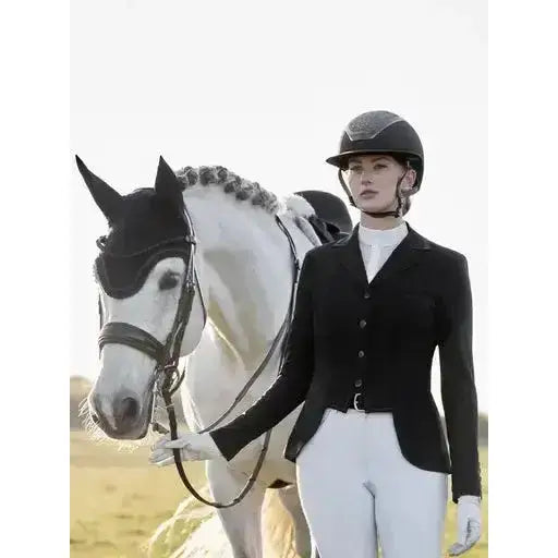 Lemieux Zoe Show Jacket Navy-Show Jackets-Lemieux-UK 6-Navy-Horsey Shopping
