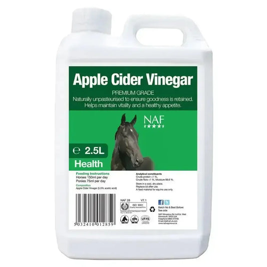 NAF Apple Cider Vinegar-Apple Cider Vinegars-NAF-2.5Lt-Horsey Shopping