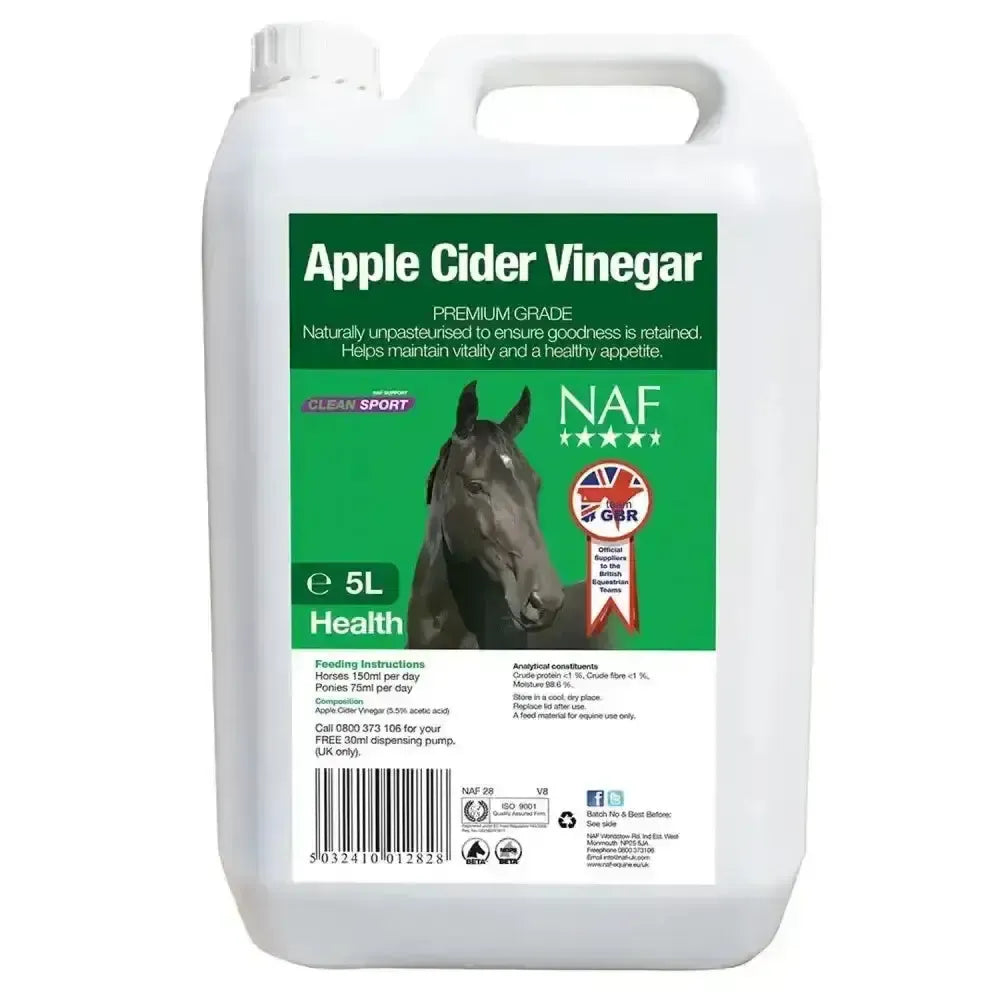 NAF Apple Cider Vinegar-Apple Cider Vinegars-NAF-5Lt-Horsey Shopping