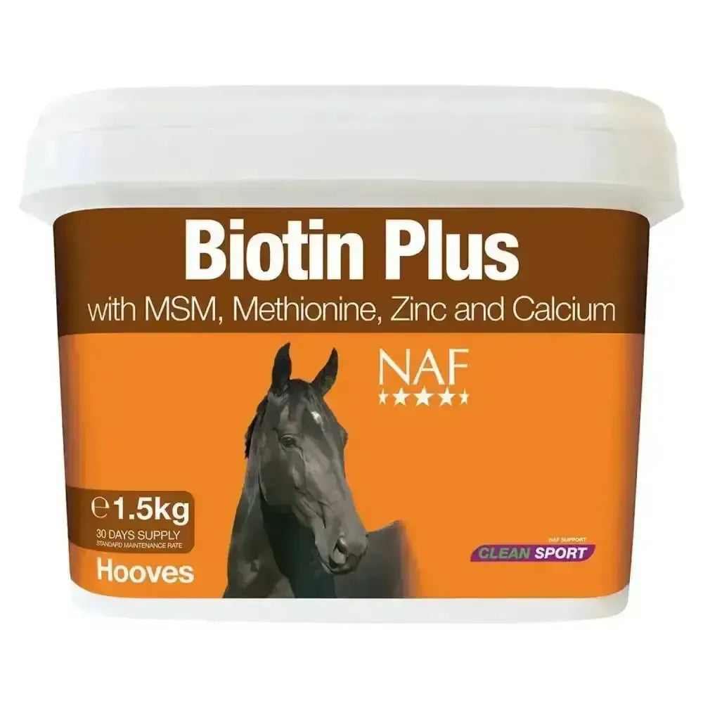 NAF Biotin Plus Powder-Horse Hoof Supplements-NAF-1.5kg-Horsey Shopping