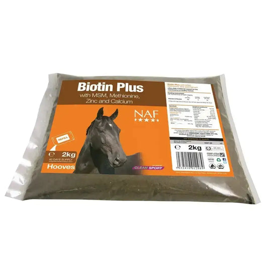 NAF Biotin Plus Powder-Horse Hoof Supplements-NAF-2Kg Refill-Horsey Shopping