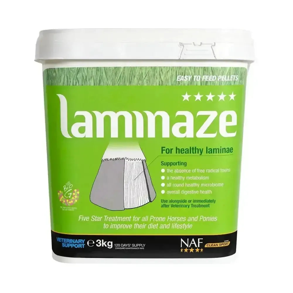 Naf Five Star Laminaze Pellets-Horse Hoof Supplements-NAF-3kg-Horsey Shopping