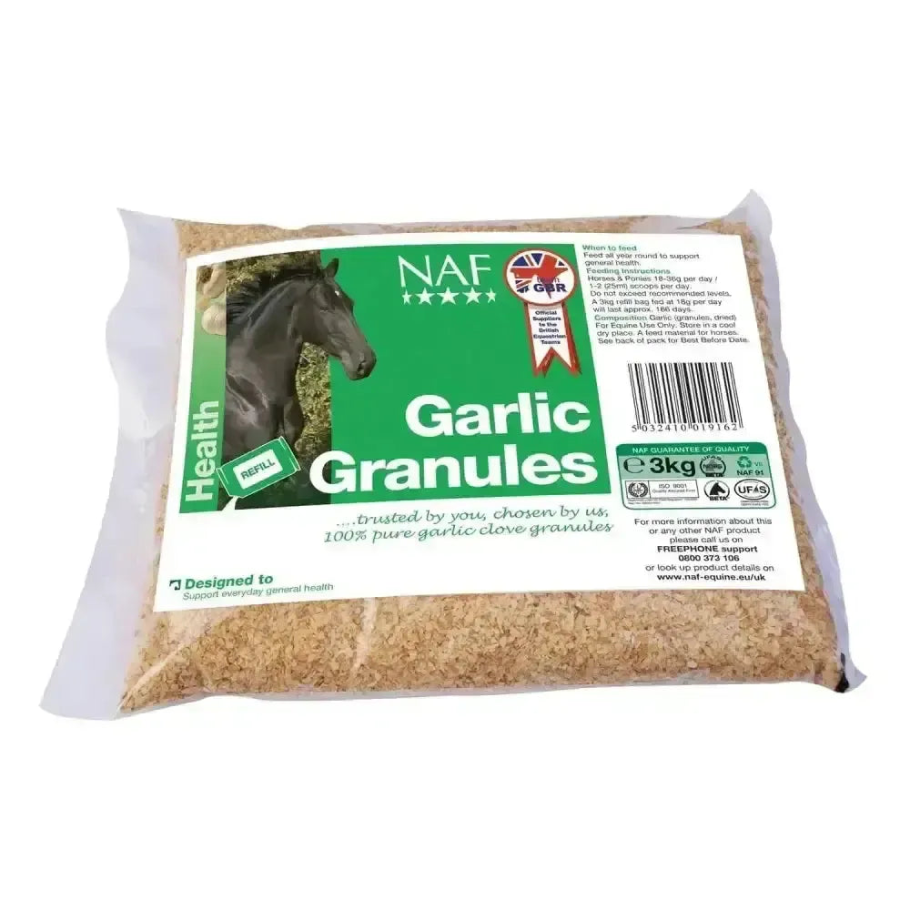 NAF Garlic Granules-Horse Supplements-NAF-3kg-Horsey Shopping