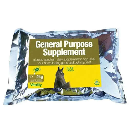 NAF General Purpose Supplement Powder 2Kg Refill Horse Supplements