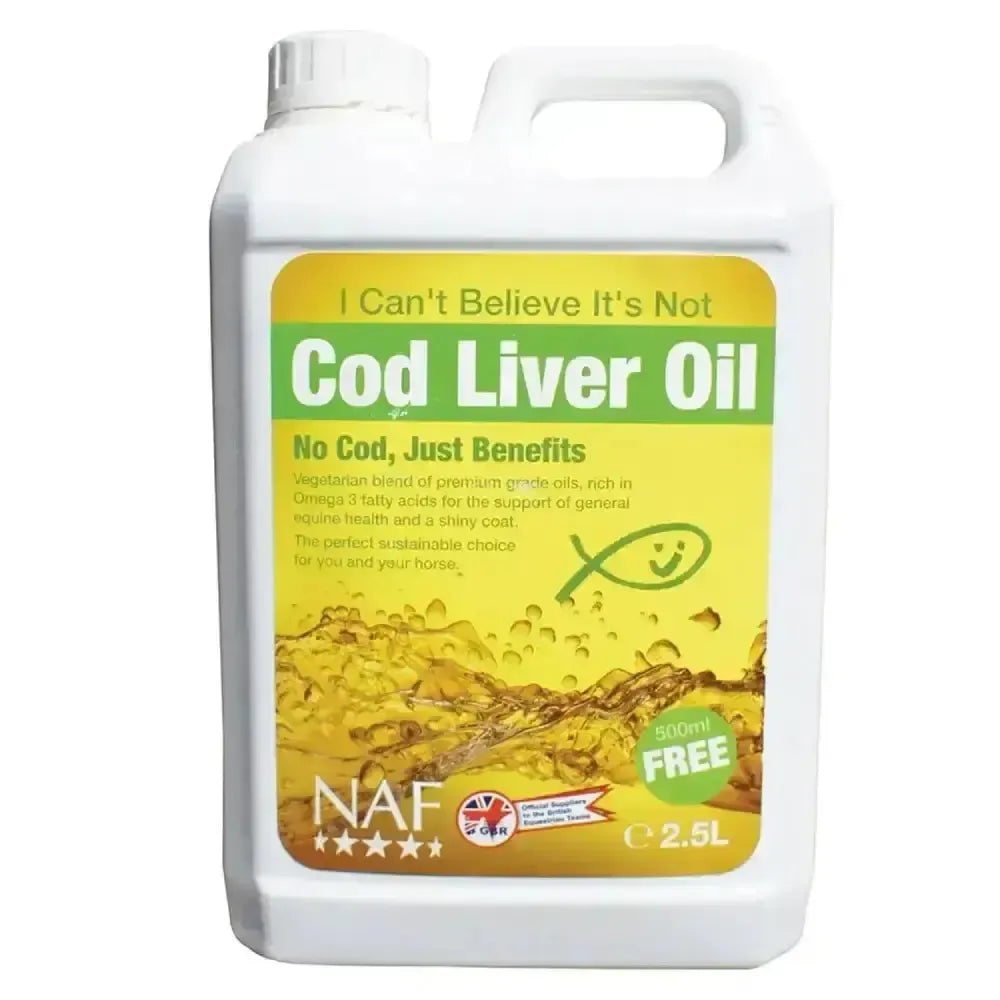 NAF I Cant Believe Its Not Cod Liver Oil-Horse Supplements-NAF-2.5 Litre-Horsey Shopping
