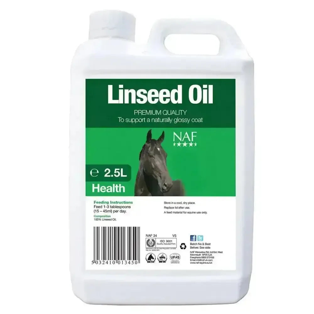 NAF Linseed Oil-Horse Supplements-NAF-5 Litre-Horsey Shopping