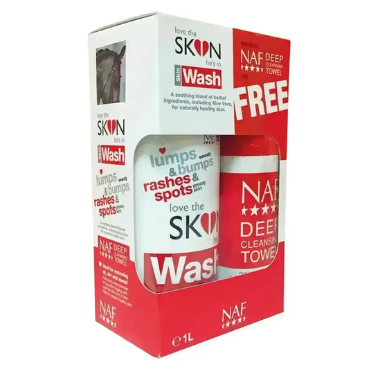 NAF Love the Skin Hes In Skin Wash-Horse Washes-NAF-1 Lt-Horsey Shopping