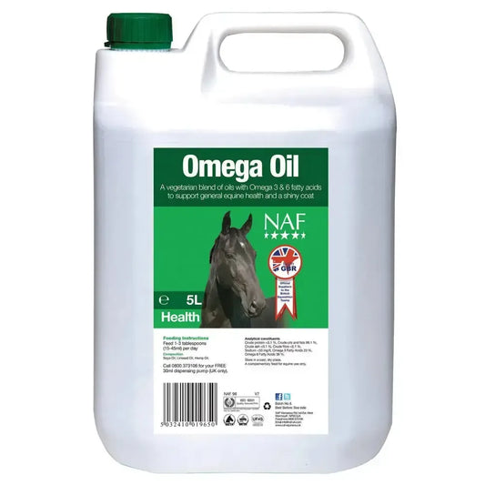 NAF Omega Oil 5 Litre Horse Supplements