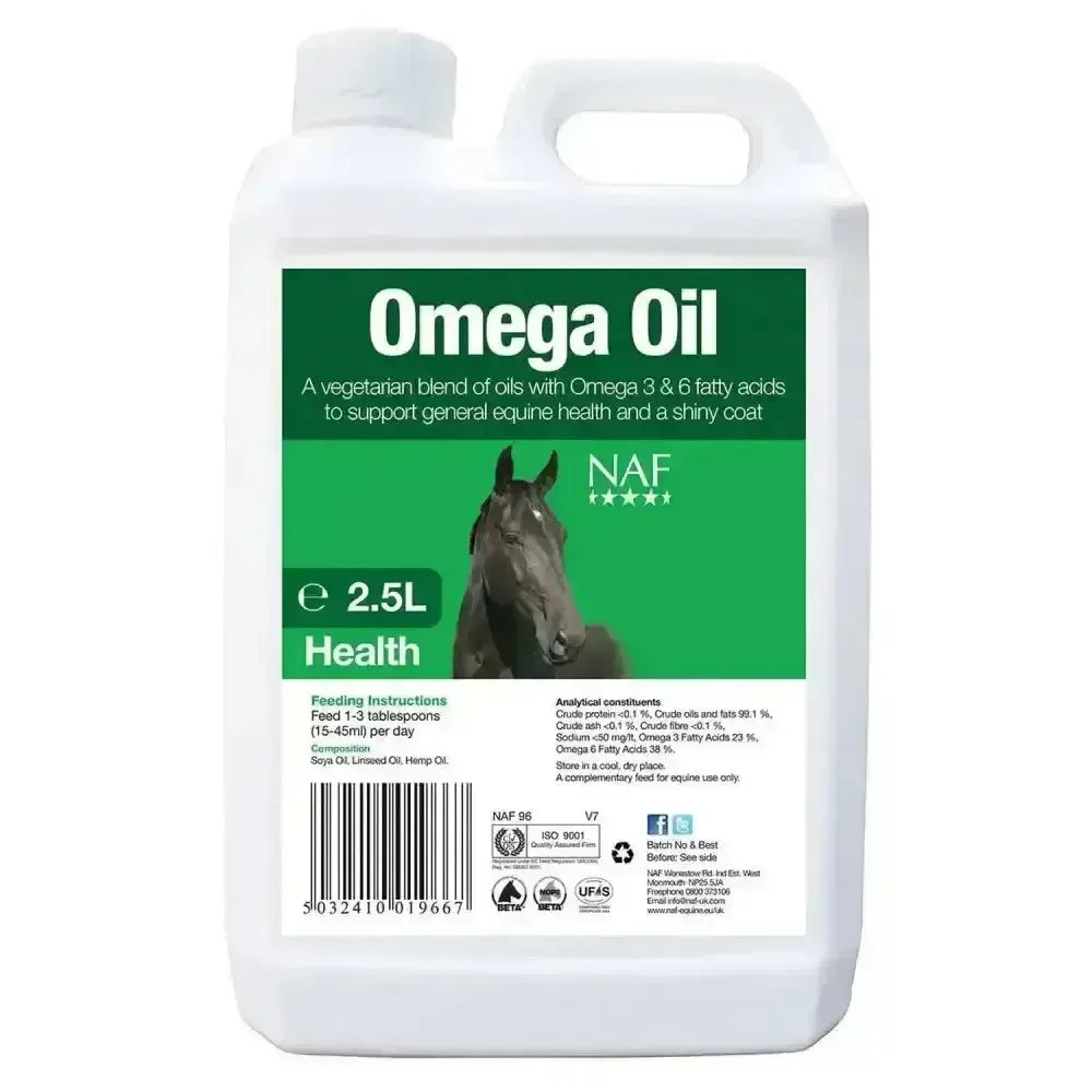 NAF Omega Oil-Horse Supplements-NAF-2.5 Litre-Horsey Shopping