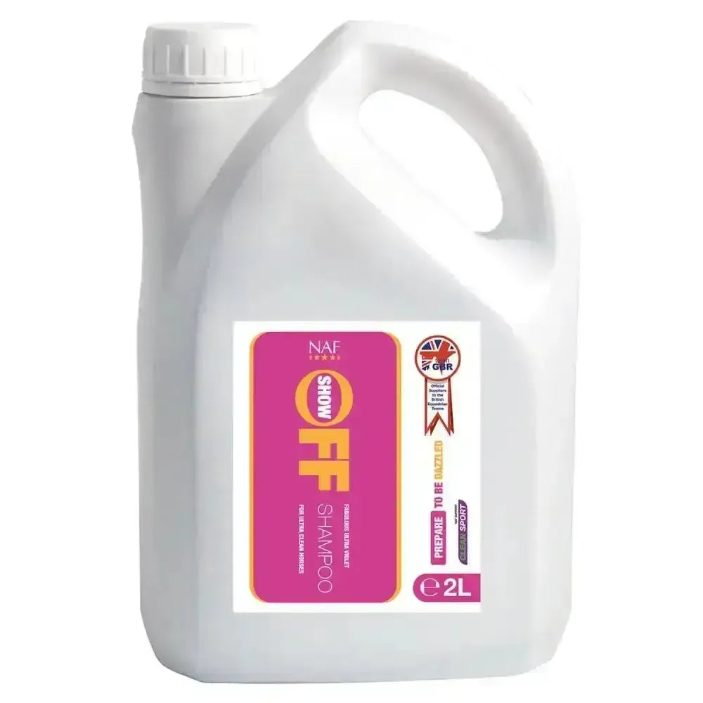NAF Show Off Shampoo-Horse Shampoos-NAF-500ml-Horsey Shopping