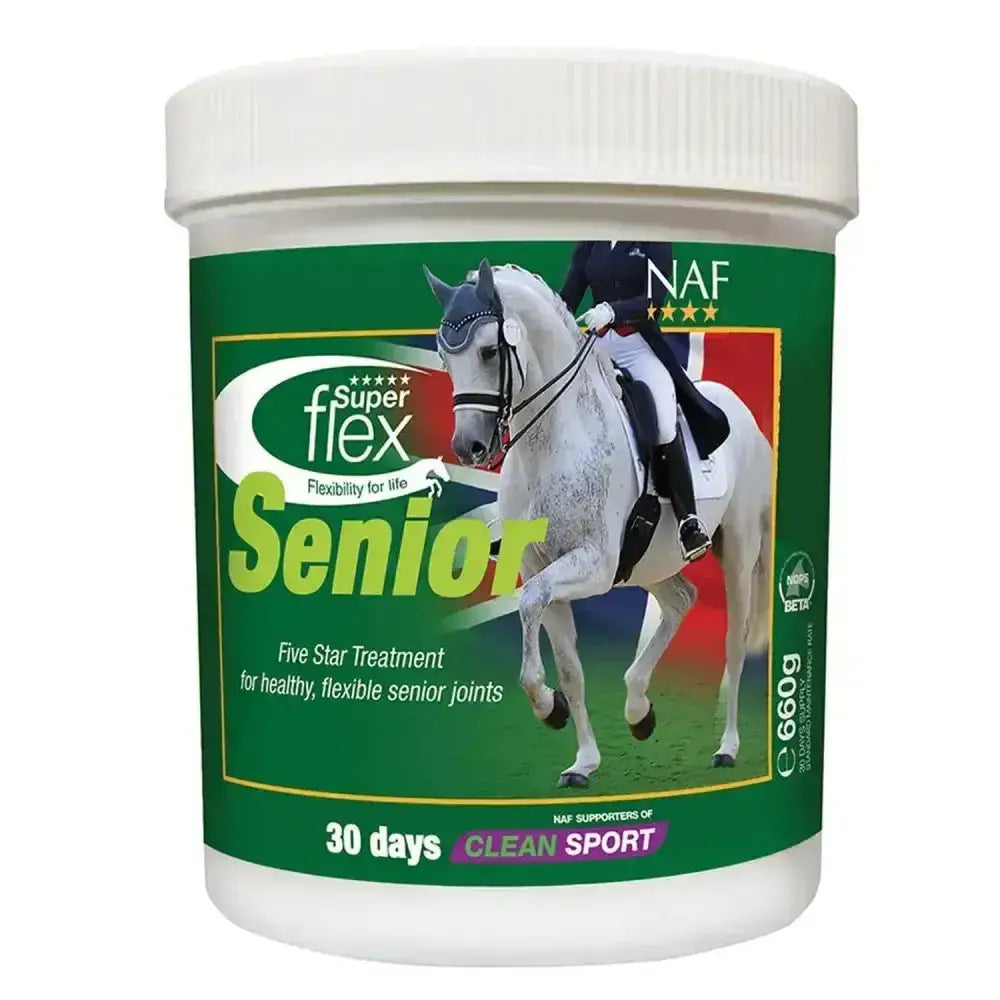 NAF Superflex Senior-Veteran Horse Supplements-NAF-660g-Horsey Shopping