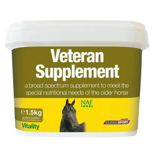 NAF Veteran Supplement Powder-Veteran Horse Supplements-NAF-1.5 Kg-Horsey Shopping