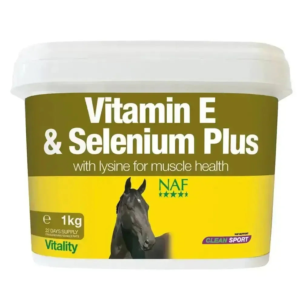 NAF Vitamin E & Selenium Plus-Horse Supplements-NAF-1kg-Horsey Shopping