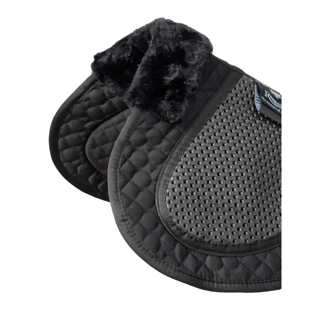 Rhinegold Non-Slip Gel Half Pad Pony Black Half Pads