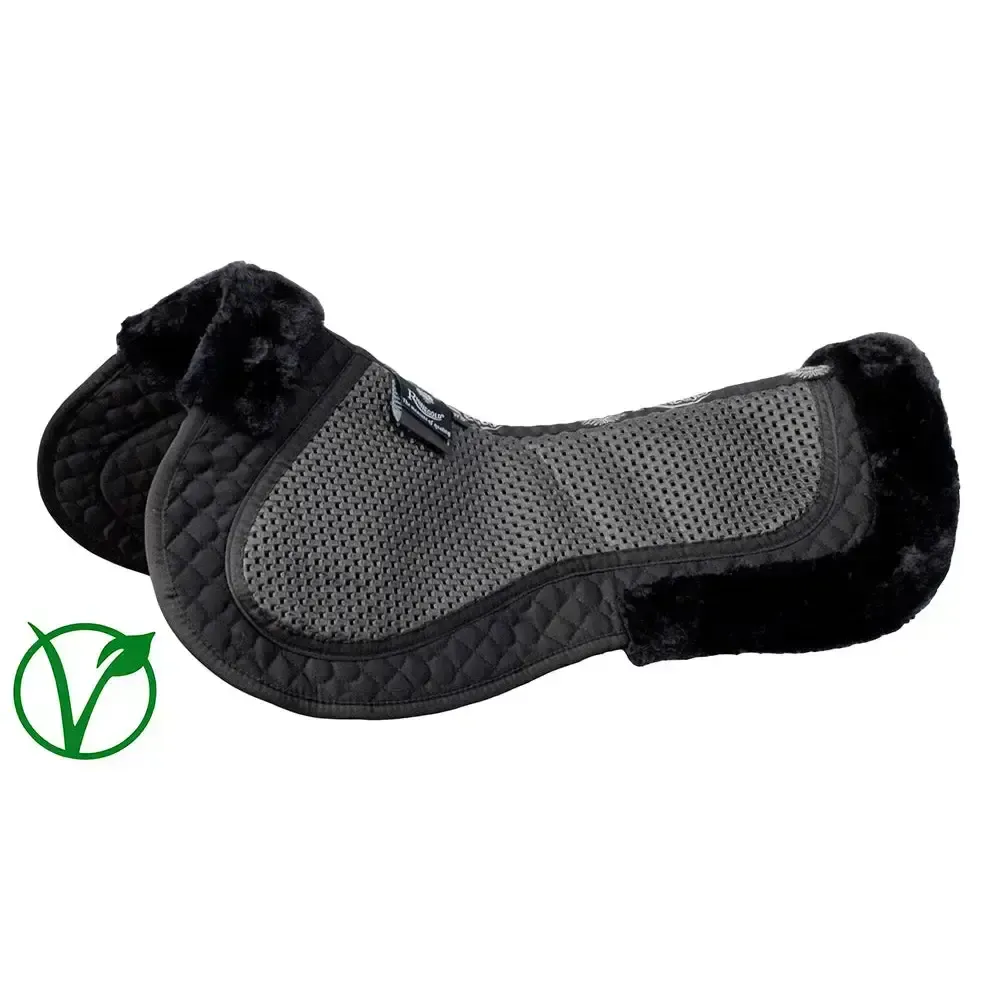 Rhinegold Non-Slip Gel Half Pad Pony Black Half Pads