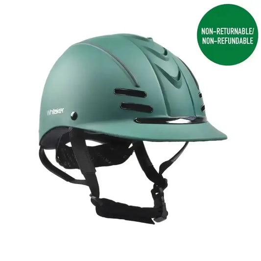 Whitaker Club Young Rider Helmet Green/Black-Adjustable Riding Hats-John Whitaker-52 - 56 Cm-Green/Black-Horsey Shopping