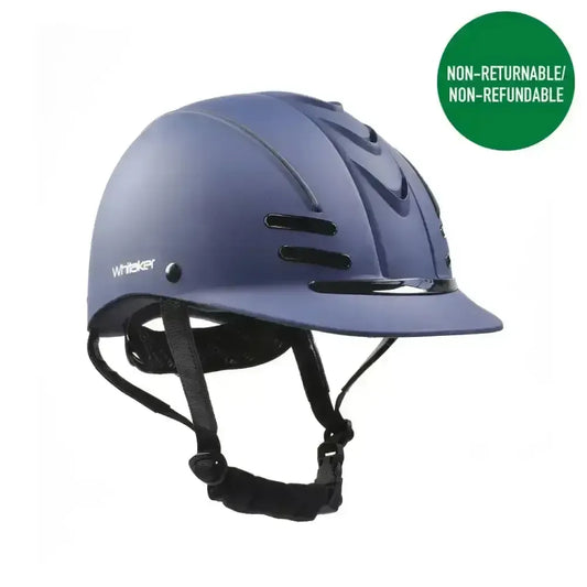 Whitaker Club Young Rider Helmet Navy/Black-Adjustable Riding Hats-John Whitaker-Large/Xlarge-Navy/Black-Horsey Shopping