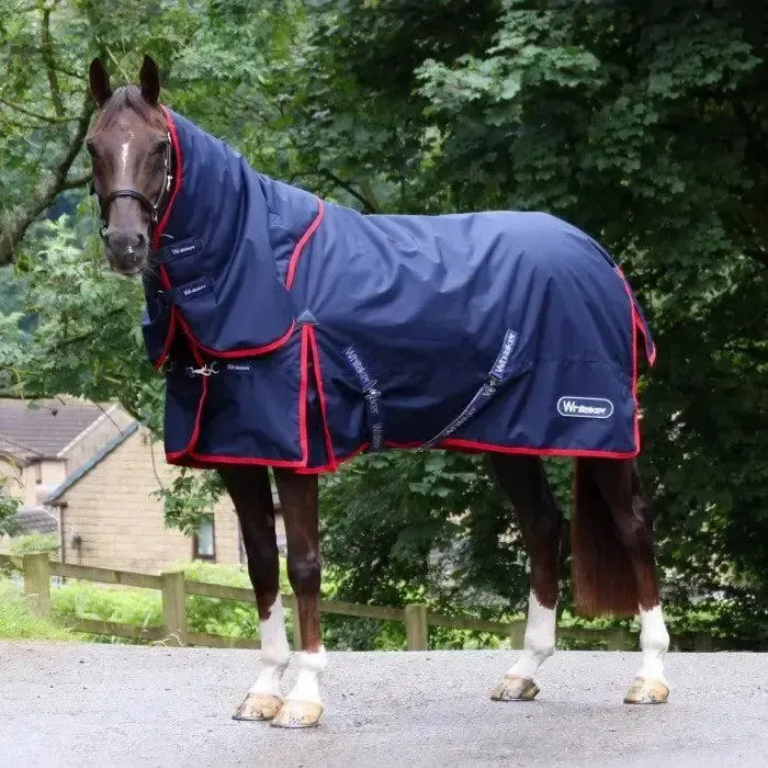 Whitaker Rastrick V2 Turnout Rug Detachable Neck 250gm-Turnout Rugs-John Whitaker-4'9"-Horsey Shopping