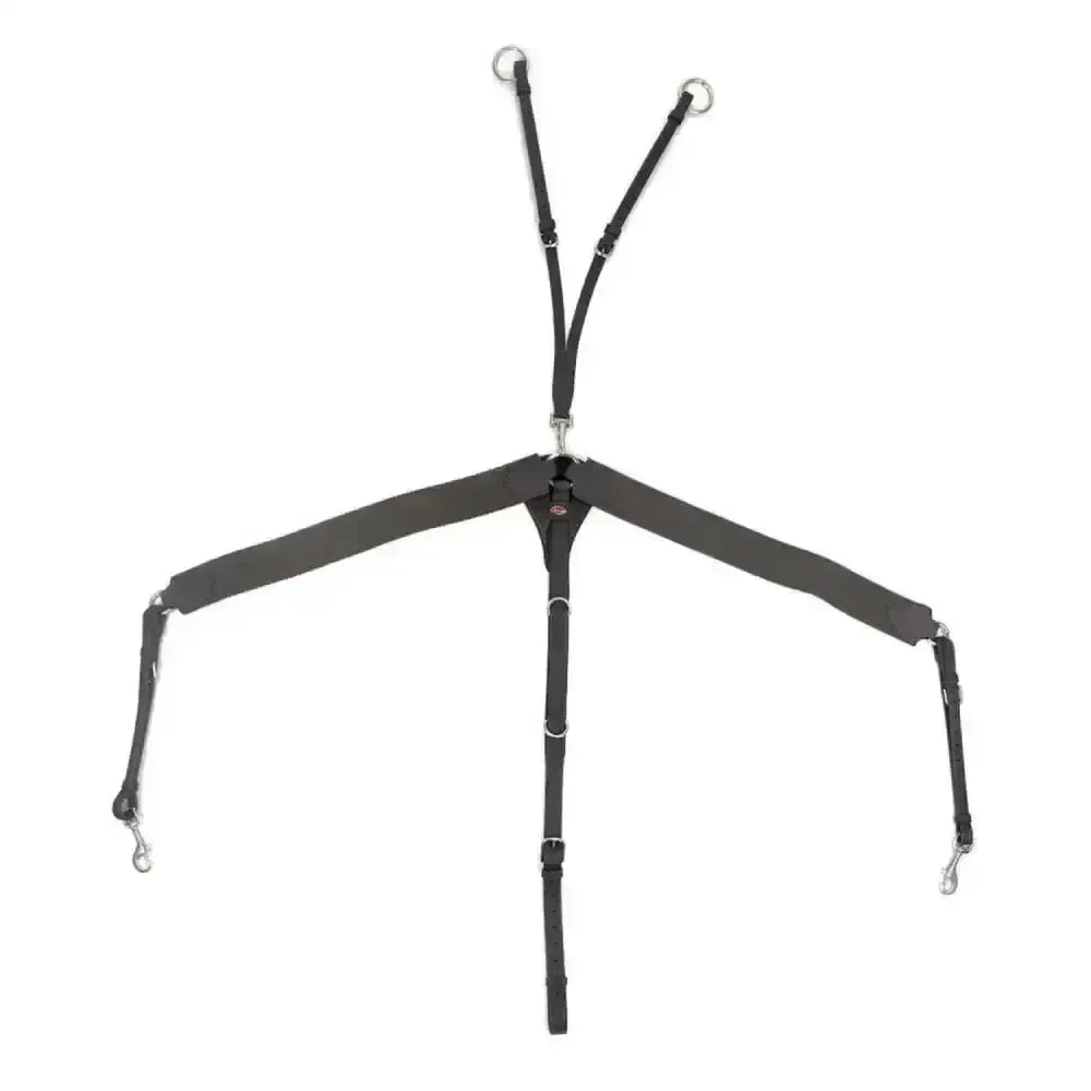 Whitaker Ready To Ride Breastplate Black-Breastplates-John Whitaker-Cob-Black-Horsey Shopping