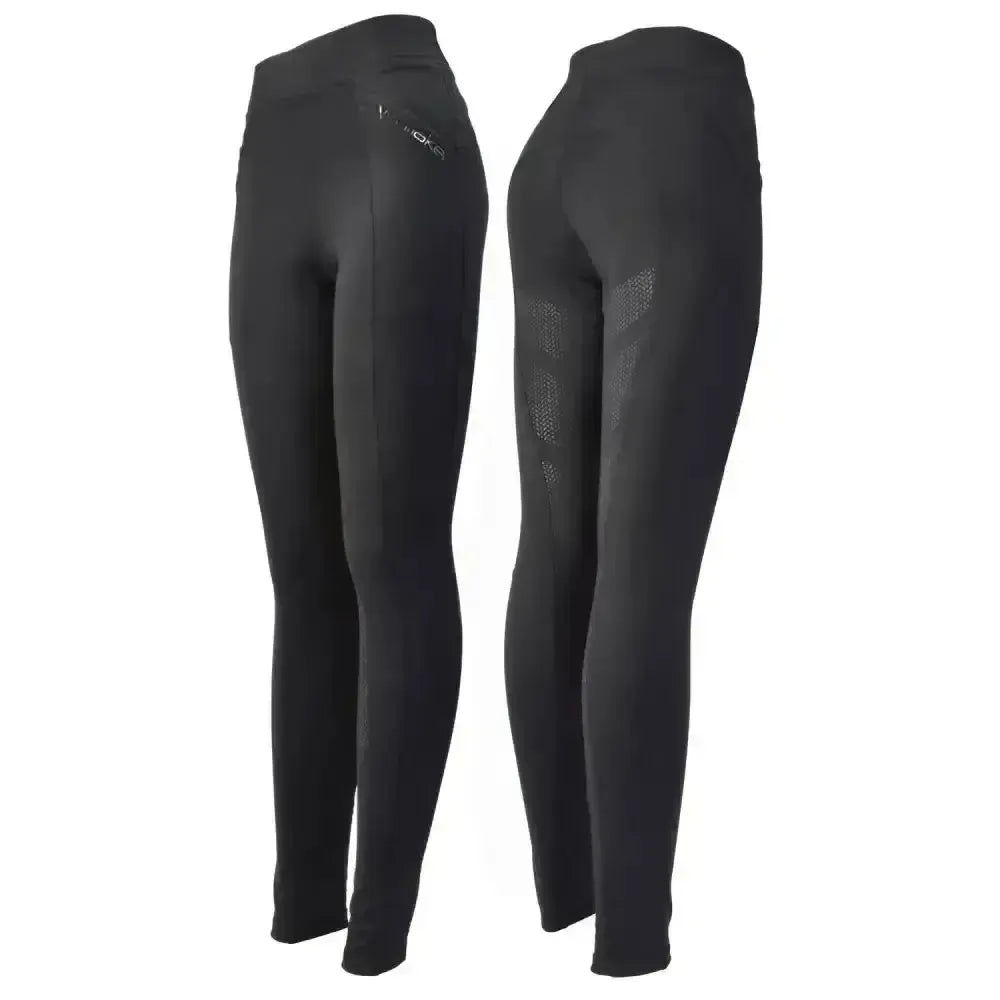 Whitaker Scholes Riding Tights Black-Riding Tights-John Whitaker-Black-Small-Horsey Shopping